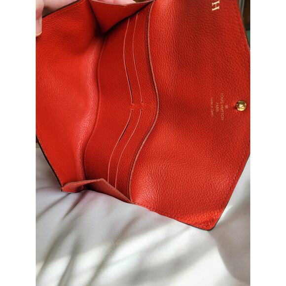 Louis Vuitton Orient/Red Monogram Empreinte Portefeuille Curieuse Long Wallet - Picture 7 of 16